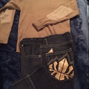Men’s Sweater and Jeans